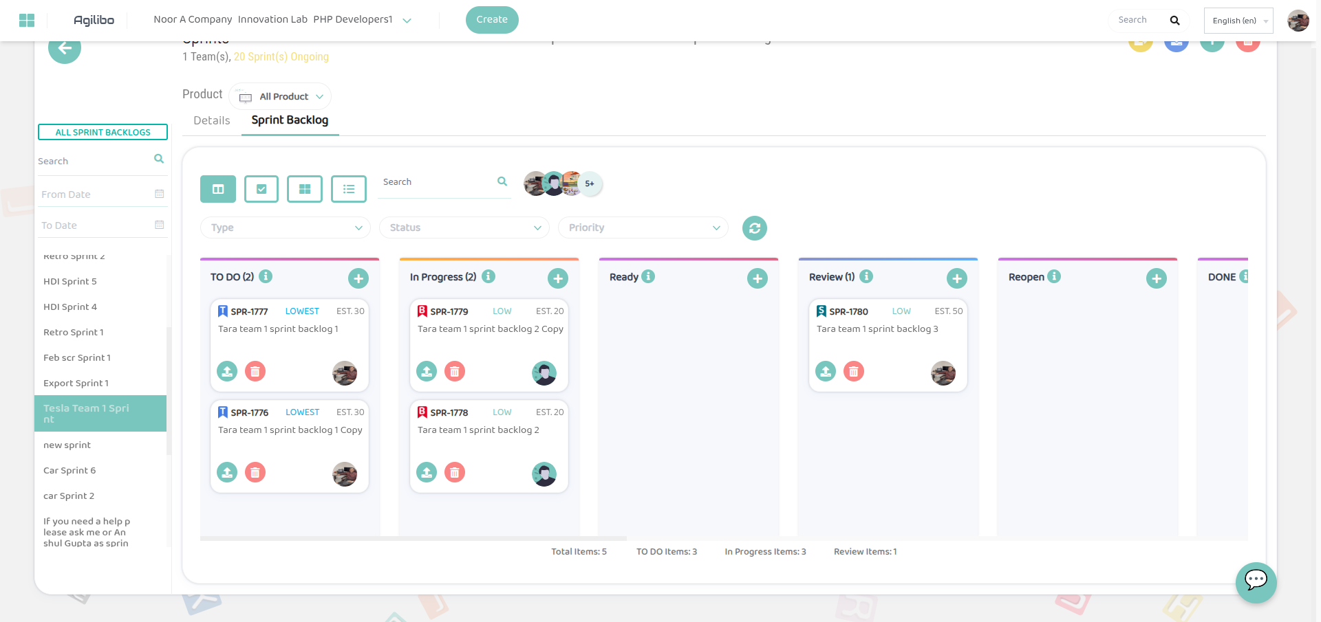 Agilibo – Agile SaaS Platform